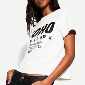 Bershka | Soho Short sleeve T-shirt with print size L NWT